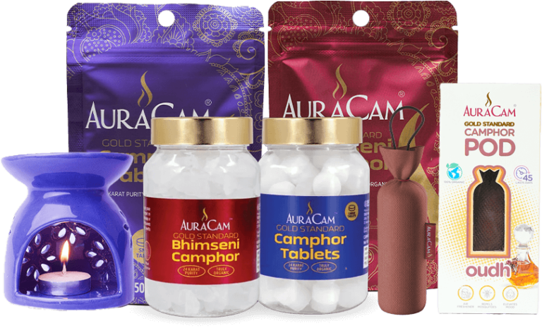 Buy Pure Camphor Products Online in India | AuraCam