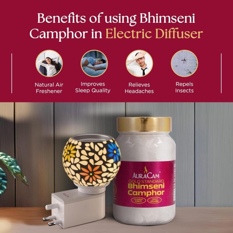 AuraCam Ceramic Diffuser | Metal Electric Diffuser